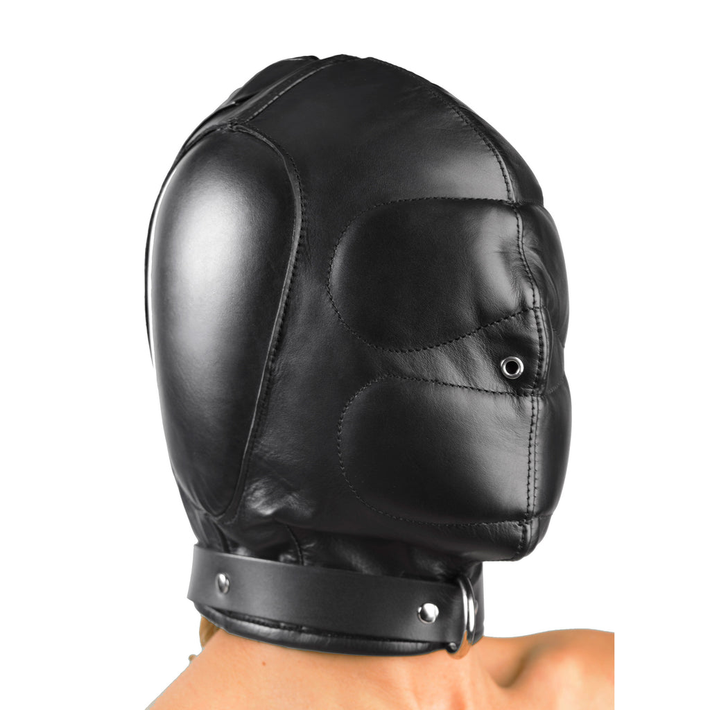 Padded Leather Hood - Mediumlarge