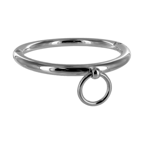 Ladies Rolled Steel Collar With Ring