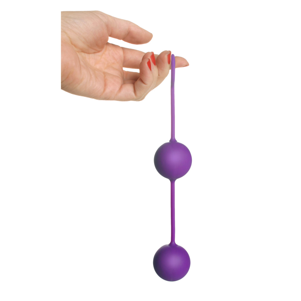 Twin Silicone Benwa Beads - Purple