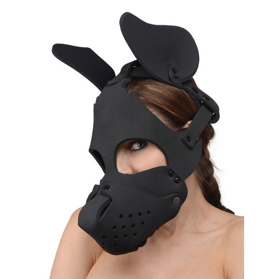 Neoprene Dog Hood With Removable Muzzle