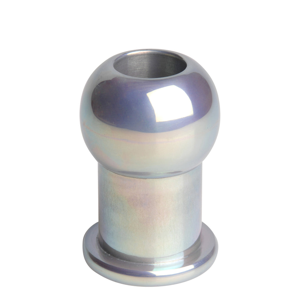 Hollow Aluminum Anal Plug- Sm