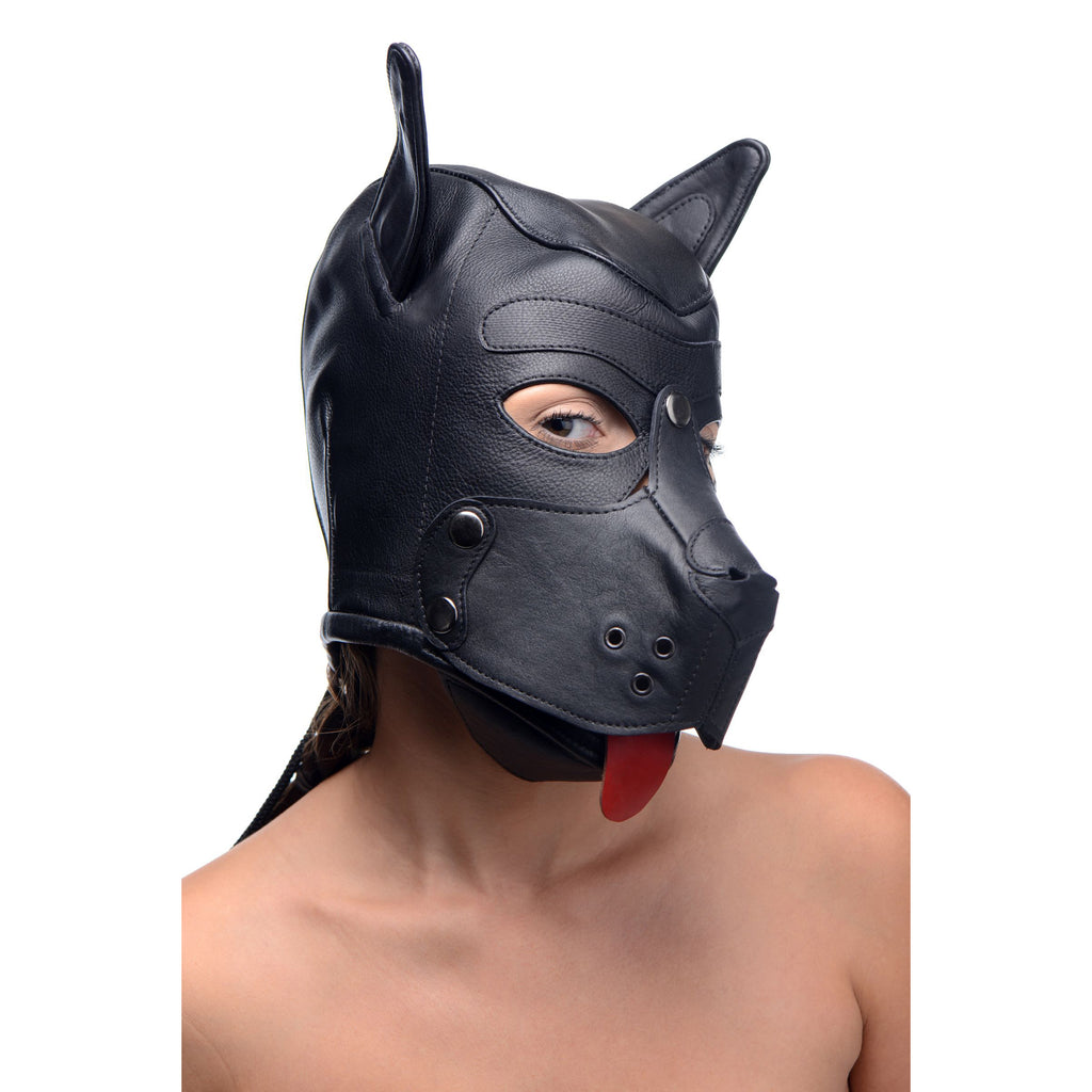 Strict Leather Puppy Hood With Bendable Ears