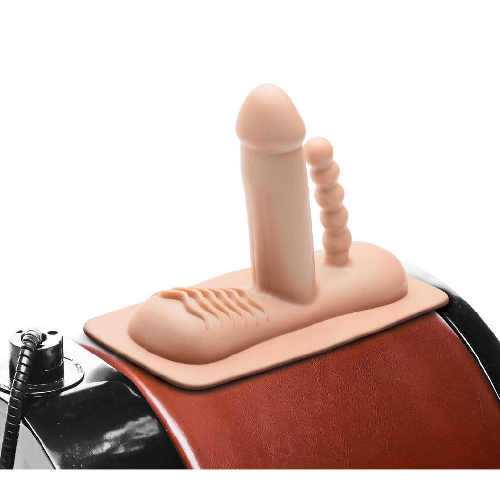 Double Penetration Attachment For Saddle Sex Machine