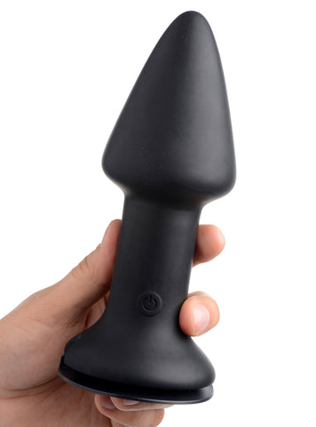 Mega Spade 10x Vibrating Xl Silicone Plug