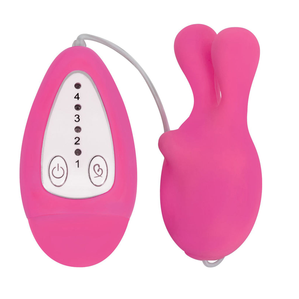 Bounce Silicone Bunny Bullet Vibe- Pink