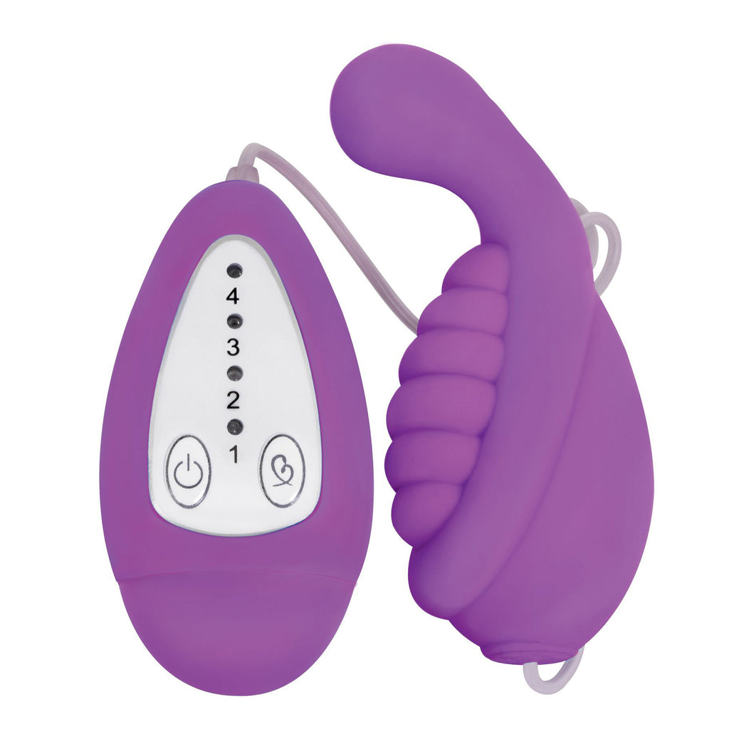 Whirl 4x Silicone Remote Vibe - Purple