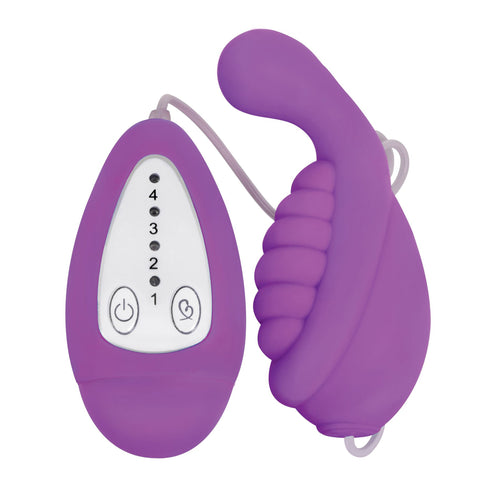 Whirl 4x Silicone Remote Vibe - Purple