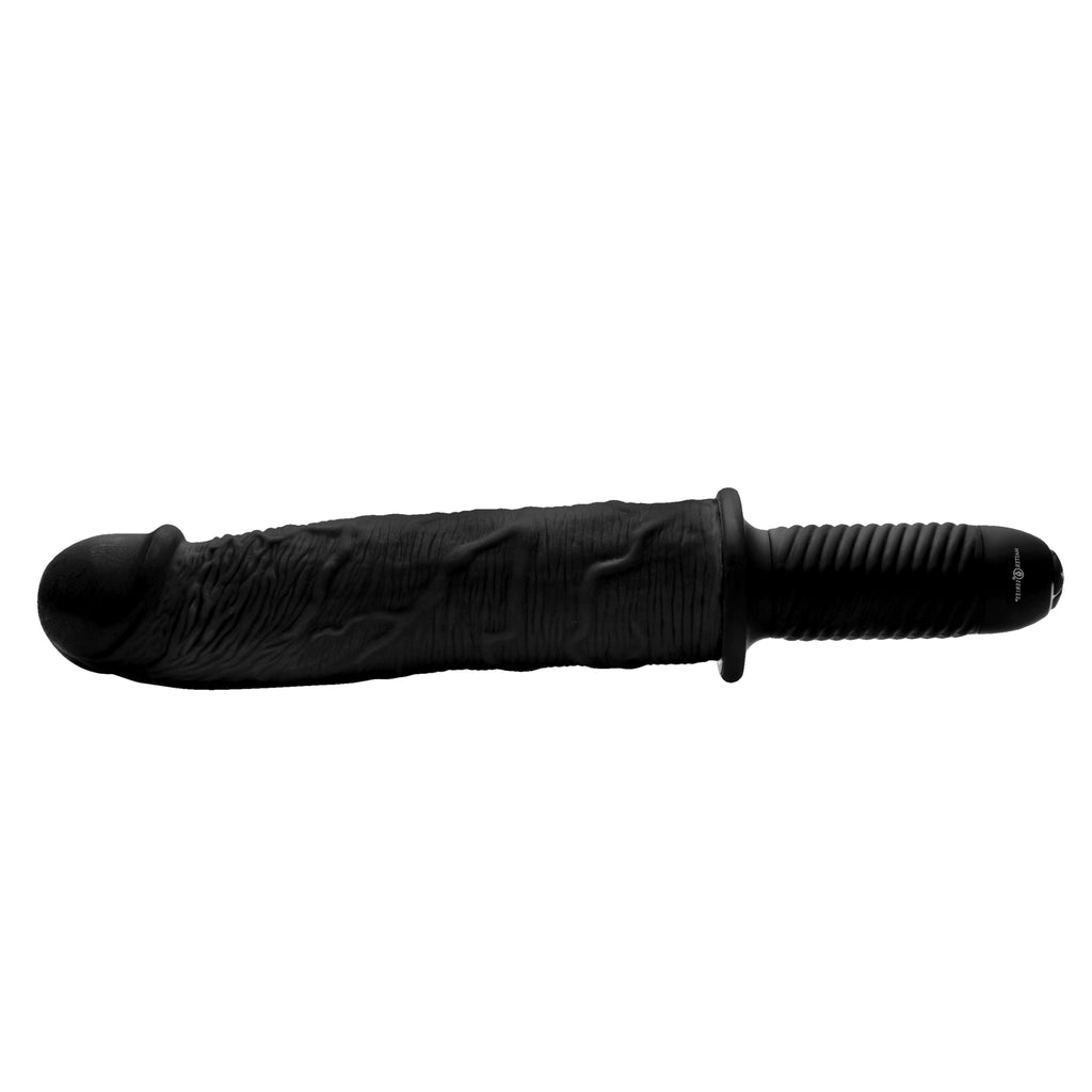 The Violator 13 Mode Xxl Vibrating Giant Dildo Thruster – Black