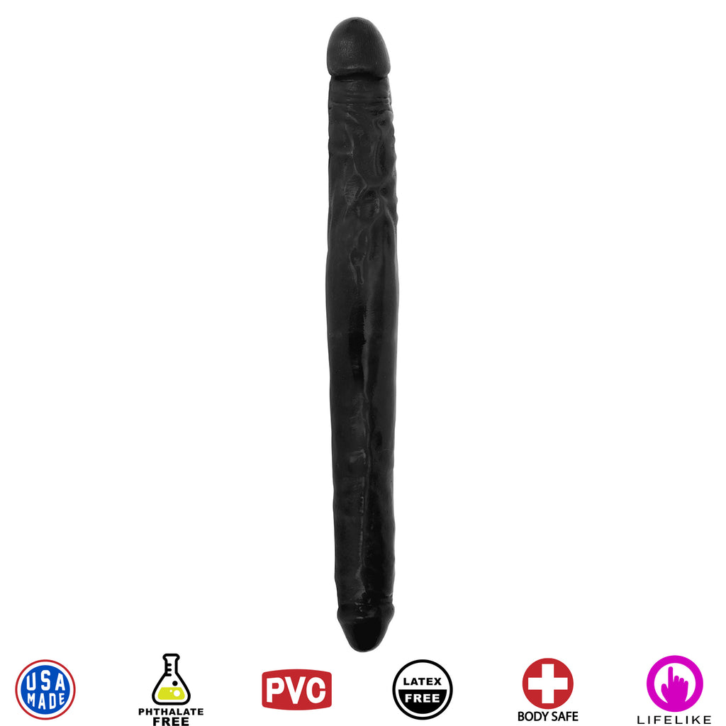 Jock 16 Inch Tapered Double Dong Black