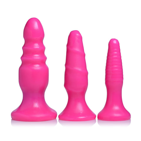 Vibrating Anal Fun Trio - Pink