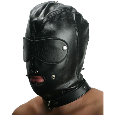 Strict Leather Premium Locking Slave Hood- Large