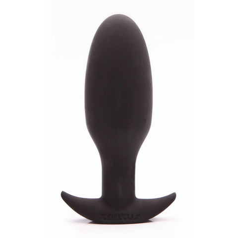 Ryder Silicone Anal Plug- Black