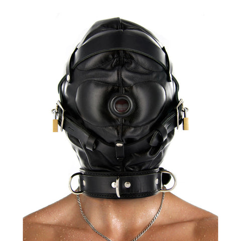 Strict Leather Sensory Deprivation Hood- Sm