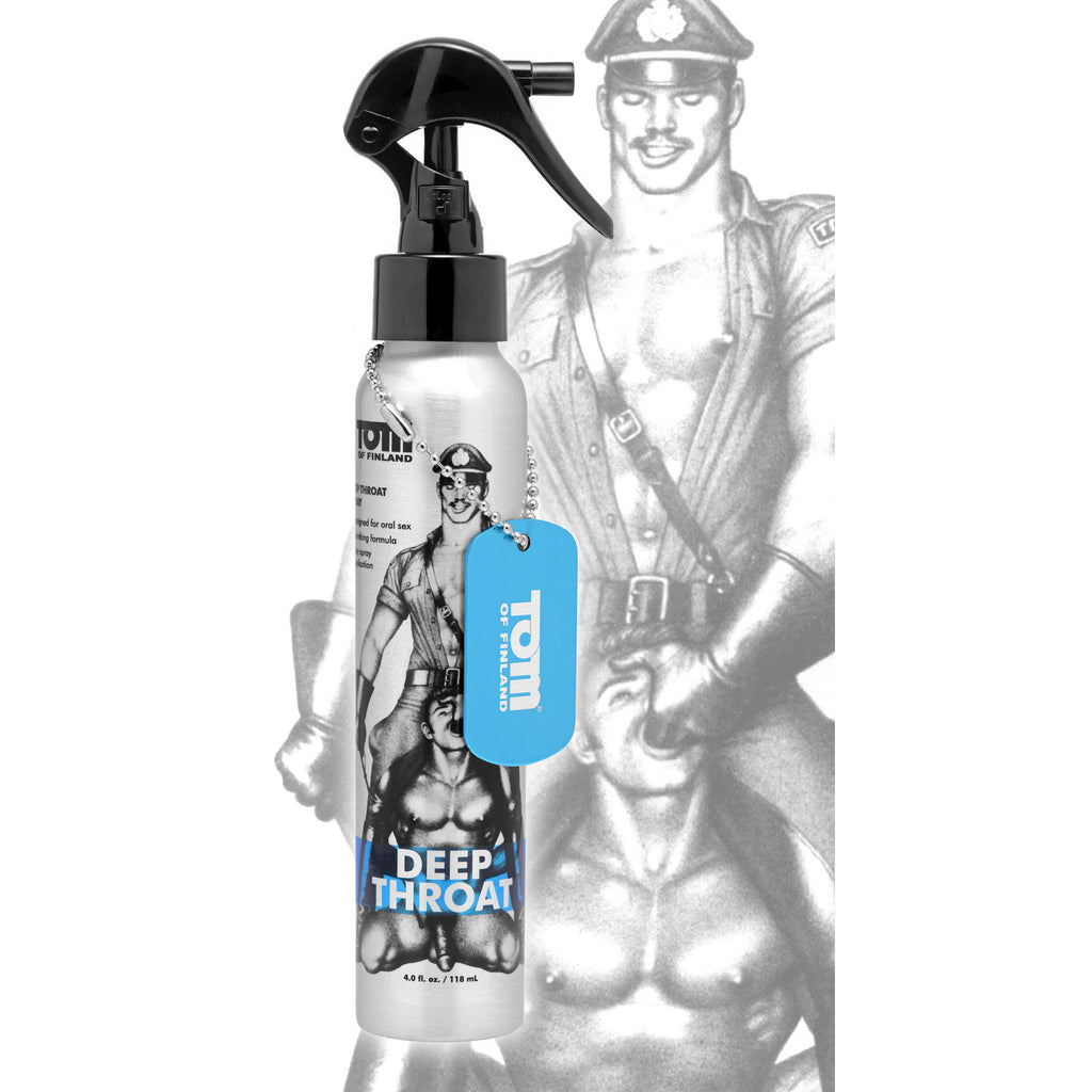 Tom Of Finland Deep Throat Spray- 4 Oz