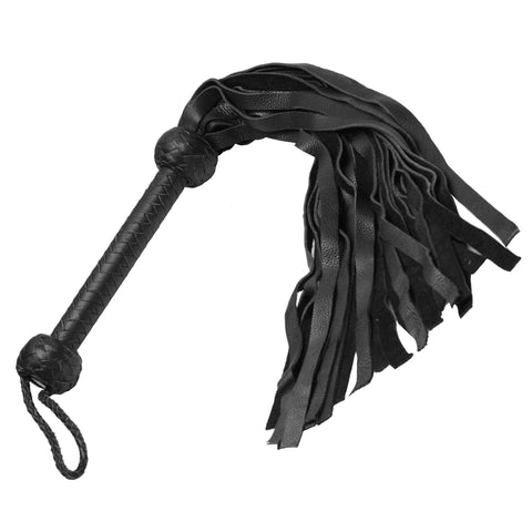 Strict Leather Flogger- Black